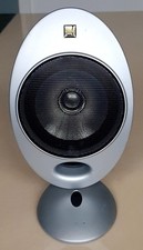 Kef SP3375 HTS2001 Satellite Egg Shape Speaker Silver With Mount. Tested Working