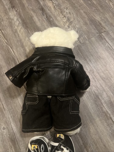 Build-a-Bear Biker Outfit Boxer Bär Plüsch - Bild 6 von 6