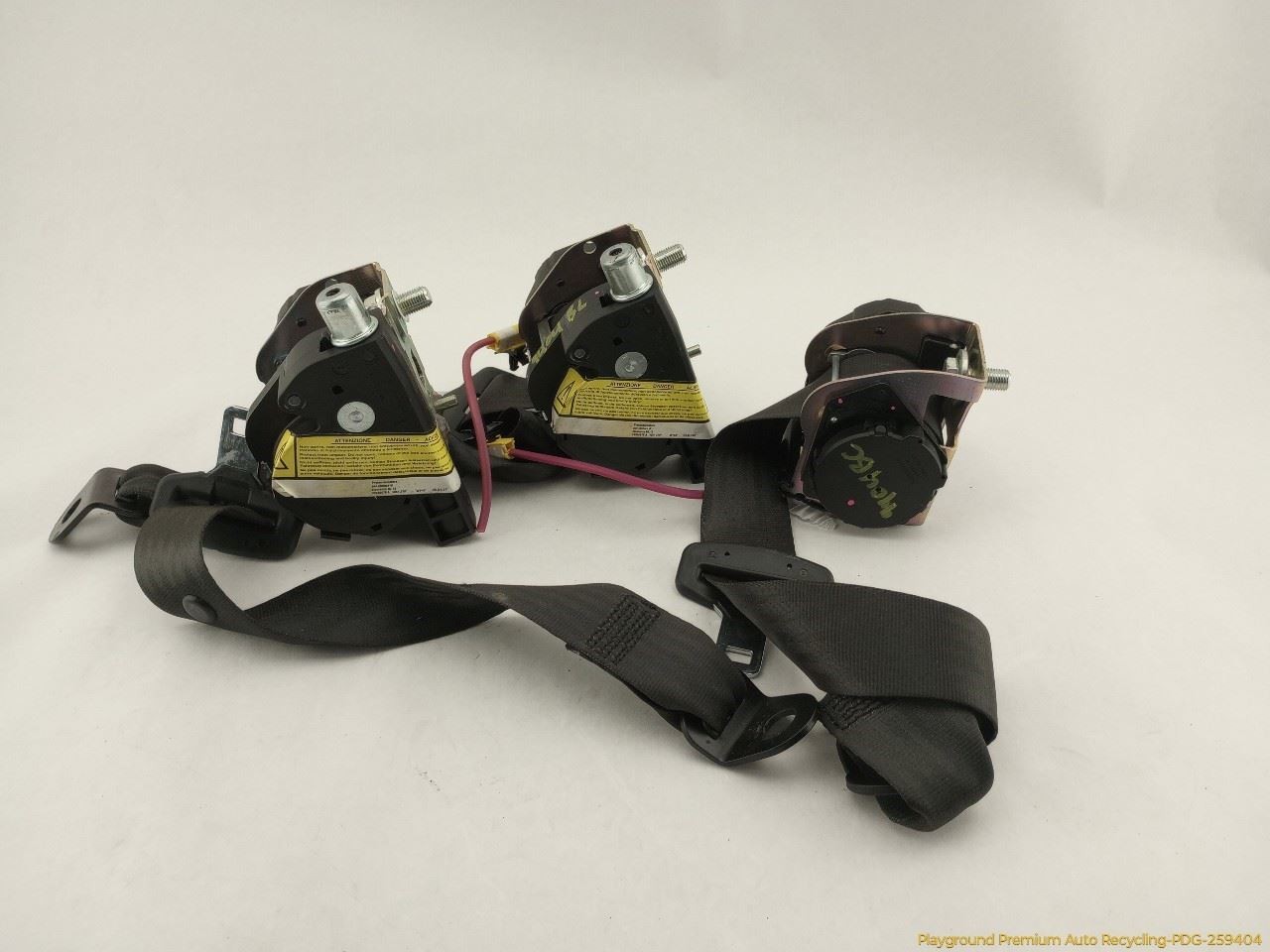 Maserati Quattroporte 2003-2008 Rear Right Seat belts Set of 3
