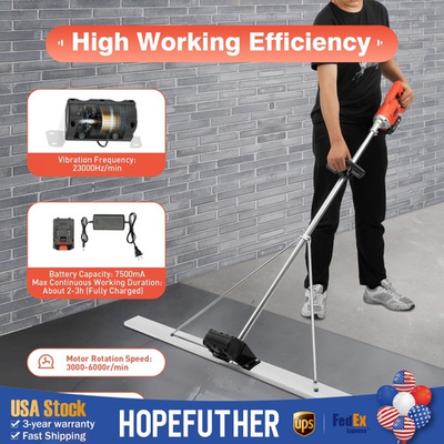 #ad Concrete Vibratory Screed Vibration leveling Concrete Surface 23000Hz 48W $154.66