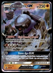 Carracosta GX SM239 Black Star Promo Holo