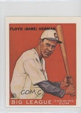 1977 Dover Classic Baseball Cards Reprints Babe Herman 05v0