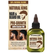 SFC Natural King Pro-growth Castor Hair & Beard Oil 2.5 oz.