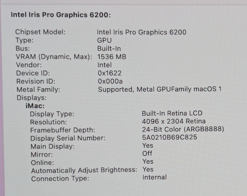 Apple iMac 21.5" A1418 2833 Retina 4K Late 2015 i7-5775R 3.30GHz 16GB 512GB SSD - Image 4 of 4