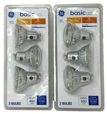 2 Pack GE Basic LED 50 Watt, Warm White, PAR16 Indoor Floodlight Bulbs 3 Pack 