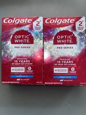 LOT of 2 - 2 pack Colgate Optic White Pro Series 3 oz Express White (exp 11/27)