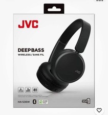 JVC Deep Bass Wireless On-Ear Headphones Bluetooth Foldable