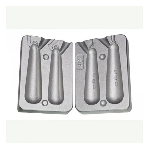 Moule à Plombs De Pêche Troué Grip 300g A2 - Fabriquez Vos Plombs Maison Et économisez