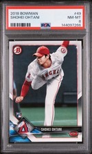 2018 BOWMAN #49 SHOHEI OHTANI ROOKIE RC PSA 8