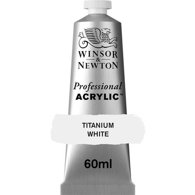 Winsor & Newton 2320644 60 ml Professional 60 (1er Pack), Titanium White 