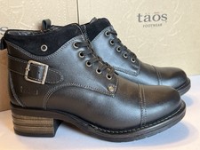 Taos Mini Crave Boot Boot Women s EU 39M Zip Lace Buckle Moto Boho NEW