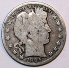 1905-S Barber Half Dollar - Good - #9933D