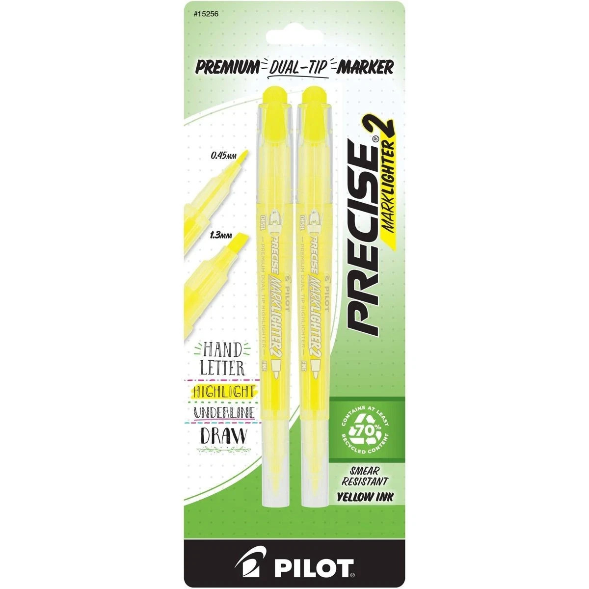 Yellow 2pk 1.3mm