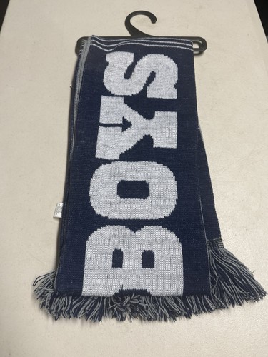 NWT Dallas Cowboys NFL Football Scarf Reversible Gray Navy Forever Collectibles - Picture 2 of 4