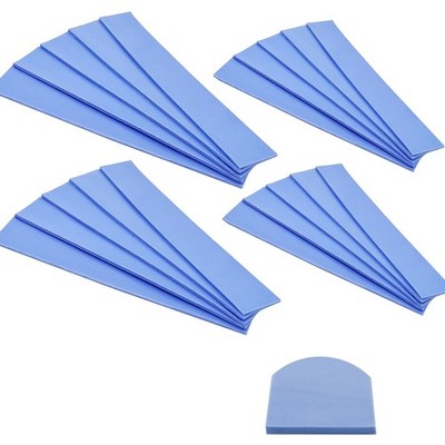 Silikon Wärmeleitpad 120x20x1.5mm Blau 20 Stück mit 6,0 W/mk für CPU GPU SSD
