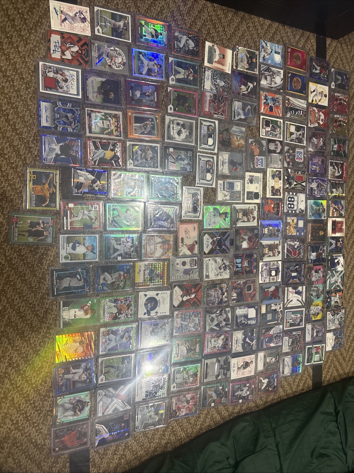 Lot Of 143 Baseball Card ONLY Numbered Patches And AUTOS 2008-2010 And 2017-2026