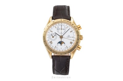 Omega Speedmaster Golden Gate Chronograph 18k Gold Ref. 3131.20 VP: 22600,-   [2