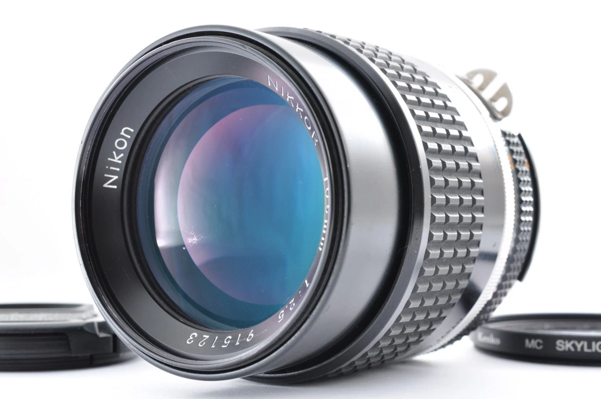 Nikon AI-S Camera Lenses 105mm Focal f/2.5 Maximum Aperture for