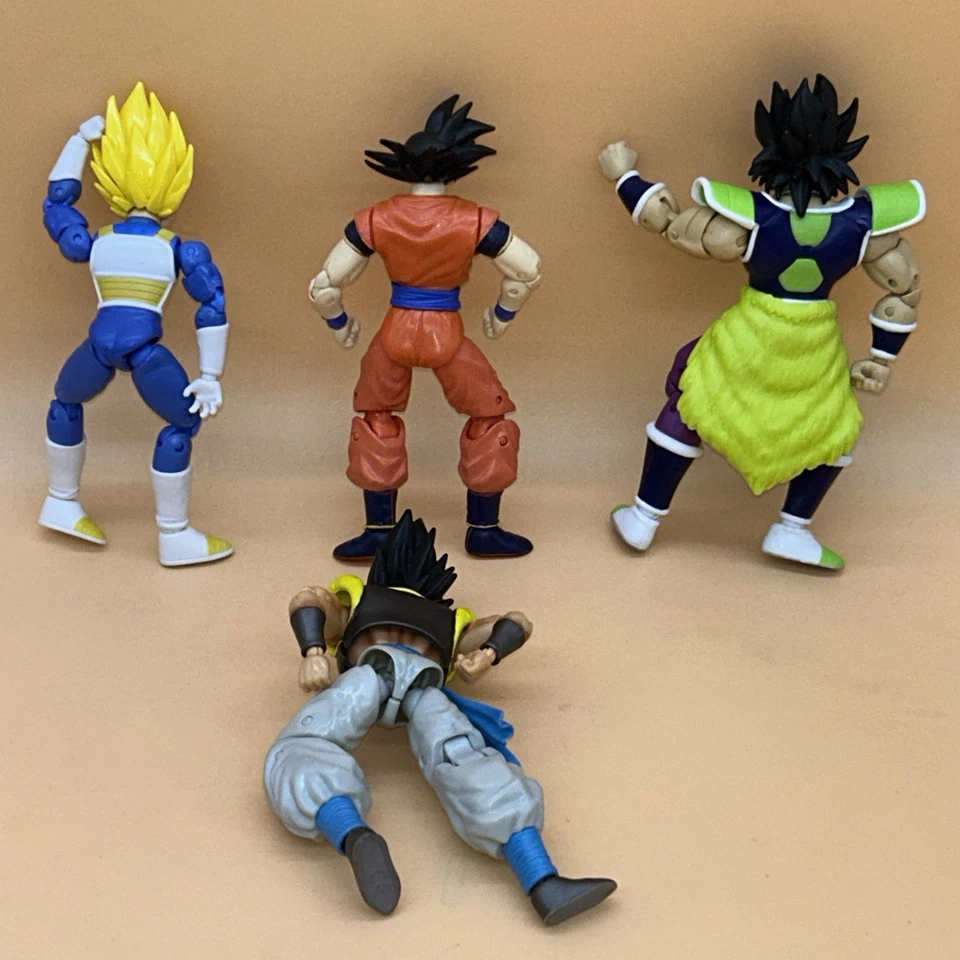Lote de figuras de acción Dragon Ball Z Dragon Stars 7" Gogeta Vegeta Goku Broly Foto 3 de 4