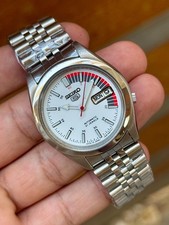 Vintage Seiko 5 Automatic Mens 21 Jewel's Wrist Watch Japan Made