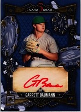 2024 Wild Card 5 Card Draw Auto Parallel #1/2 Garrett Baumann 5CDM-GBA Autograph