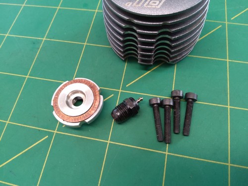 Tmaxx Sirio TX .18 head bolts button plug great Revo Jato Slayer O.S. nitro rc - Picture 5 of 5