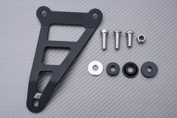 Support de support d'échappement alu cintre HONDA Hornet 500 RH12 2024 argent