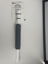 Ribbed Massage Roller Stick 17  Easy Grip Handles Brand New