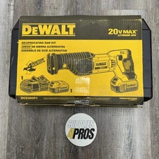 NEW | DEWALT DCS380P1 20V MAX Reciprocating Saw Kit - Black/Yellow