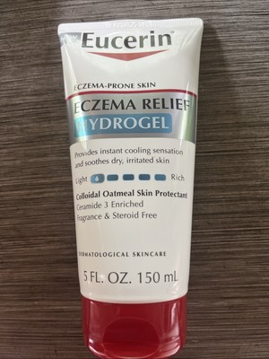 Eucerin Eczema Relief Hydrogel, Fragrance Free, Steroid Free, 5 oz Tube (New) 16