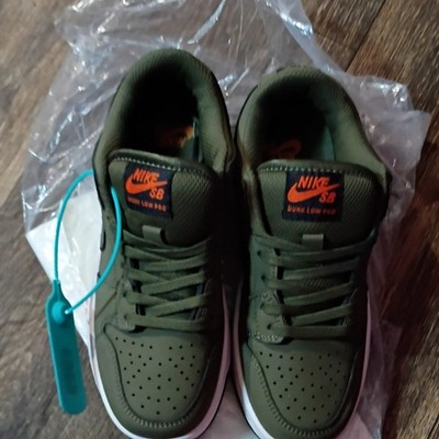 Nike SB Dunk Low Pro Green Sneaker Skateboarding Athletic Shoes
