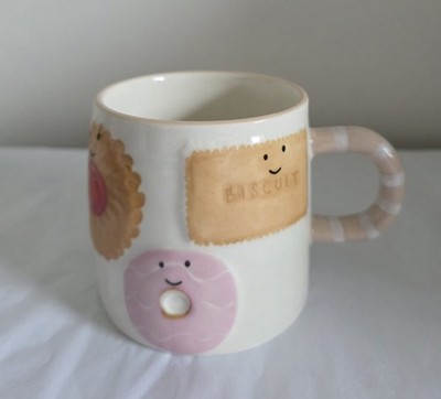 Viral Biscuit Sold Out Next Multi Biscuit Lover Becher Tee Kaffee Brandneu mit Etikett Tik Tok