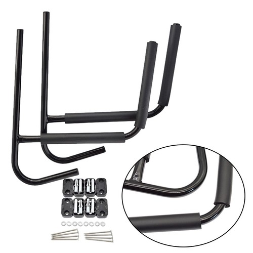2Pcs Wall Rack Brackets Holder for Kayak Canoe Storage with Mounting Kit - Photo 10/12