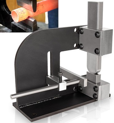 Forge Wizard Blacksmith Tool, Beginner Guillotine Tool With Guides and Dies
