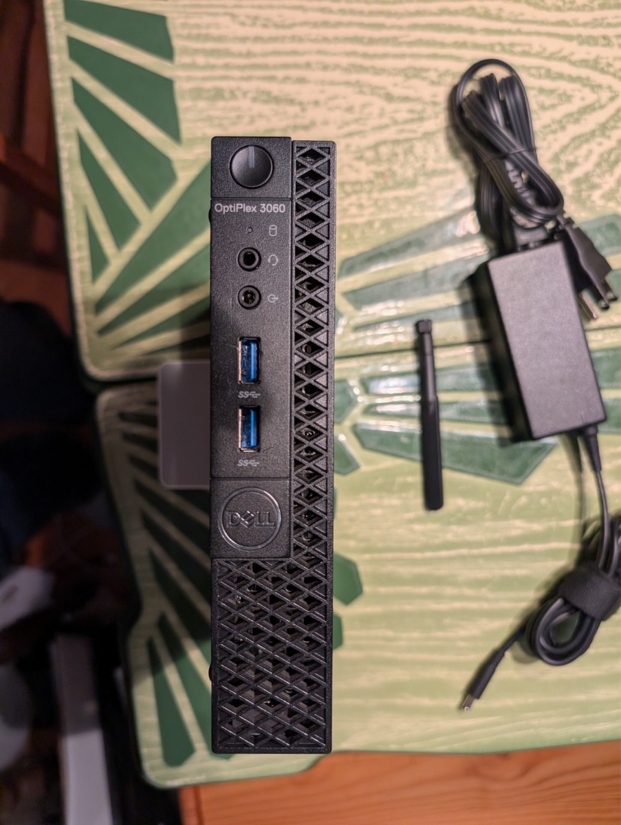 Dell Optiplex 3060 Micro, i3-8100T, 8GB, 256GB NVME, WiFi5, BT 5.1
