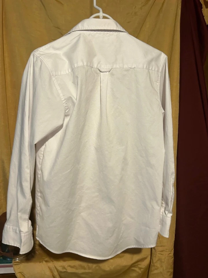 Chaps Camisa de vestir blanca de algodón con pantalón de vestir negro talla 18 ex estado Foto 4 de 4