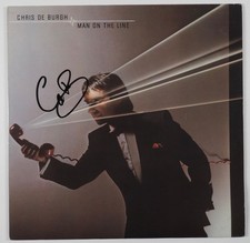 Chris De Burgh JSA Signed Autograph Album Record Vinyl Man On The Line