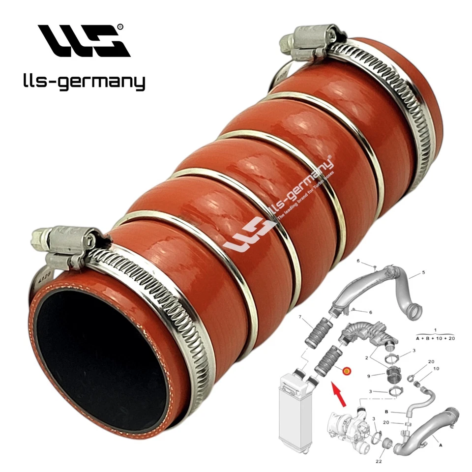 Turboschlauch Ladeluftschlauch für DS3 DS4 DS5 1.6 THPS 1.6 Racing 1440N5 - Bild 4 von 4