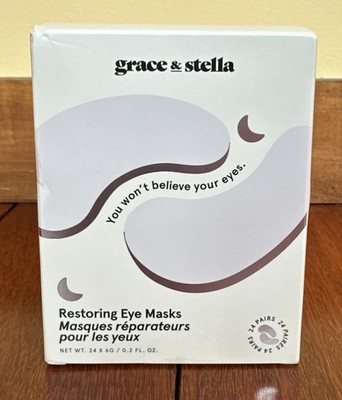 Grace & Stella Restoring Eye Masks 24 Pairs (w/retinol) Expires 12/28