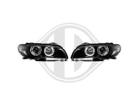 Designscheinwerf.Set E46 FüR 03-06 Klargl/Schwarz