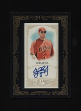 2012 Topps Allen & Ginter Mini Framed Auto #AGA-JS Jordan Schafer