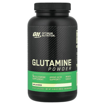 2 X Optimum Nutrition, Glutamine Powder, Unflavored, 10.58 oz (300 g)