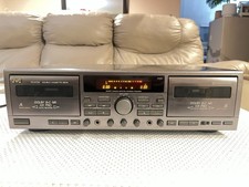 JVC TD-W709 Auto Reverse Double Cassette Deck Dolby B-C NR HX PRO - PLEASE READ