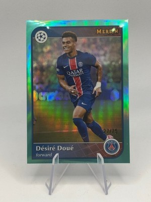 Desire Doue /75 Aqua Paris Saint Germain Topps Merlin 2024/25