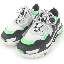 Balenciaga Triple S Mesh Leather Sneakers - DUTY FREE