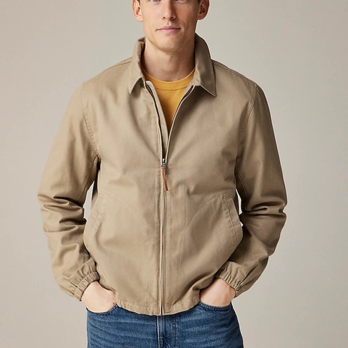 J.Crew Harrington jacket in cotton twill L | eBay
