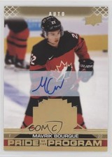 2022 Upper Deck Team Canada Juniors Signatures Mavrik Bourque #81 Auto 0ze5