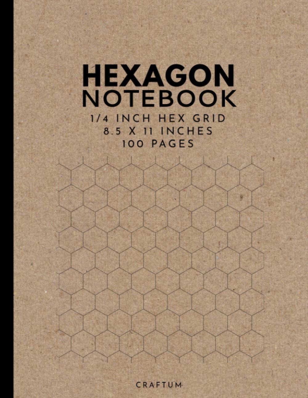 Hexagon Notebook: 1/4