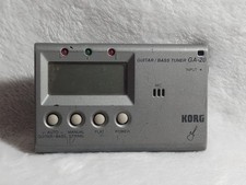 Korg GA-20 Guitar Bass Tuner Grey Digital Chromatic NOT TESTED AS-IS