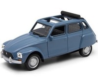 Welly Citroen Dyane Convertible Blau MaßStab 1:34 1:39 4,5 Zoll Diecast In Box